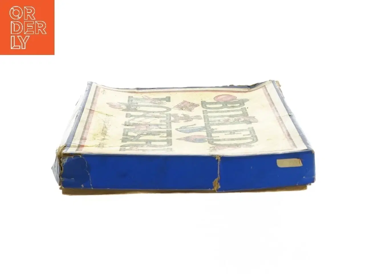 Billede 2 - Antikrt billedlotteri spil (str. 2x22x15 cm)