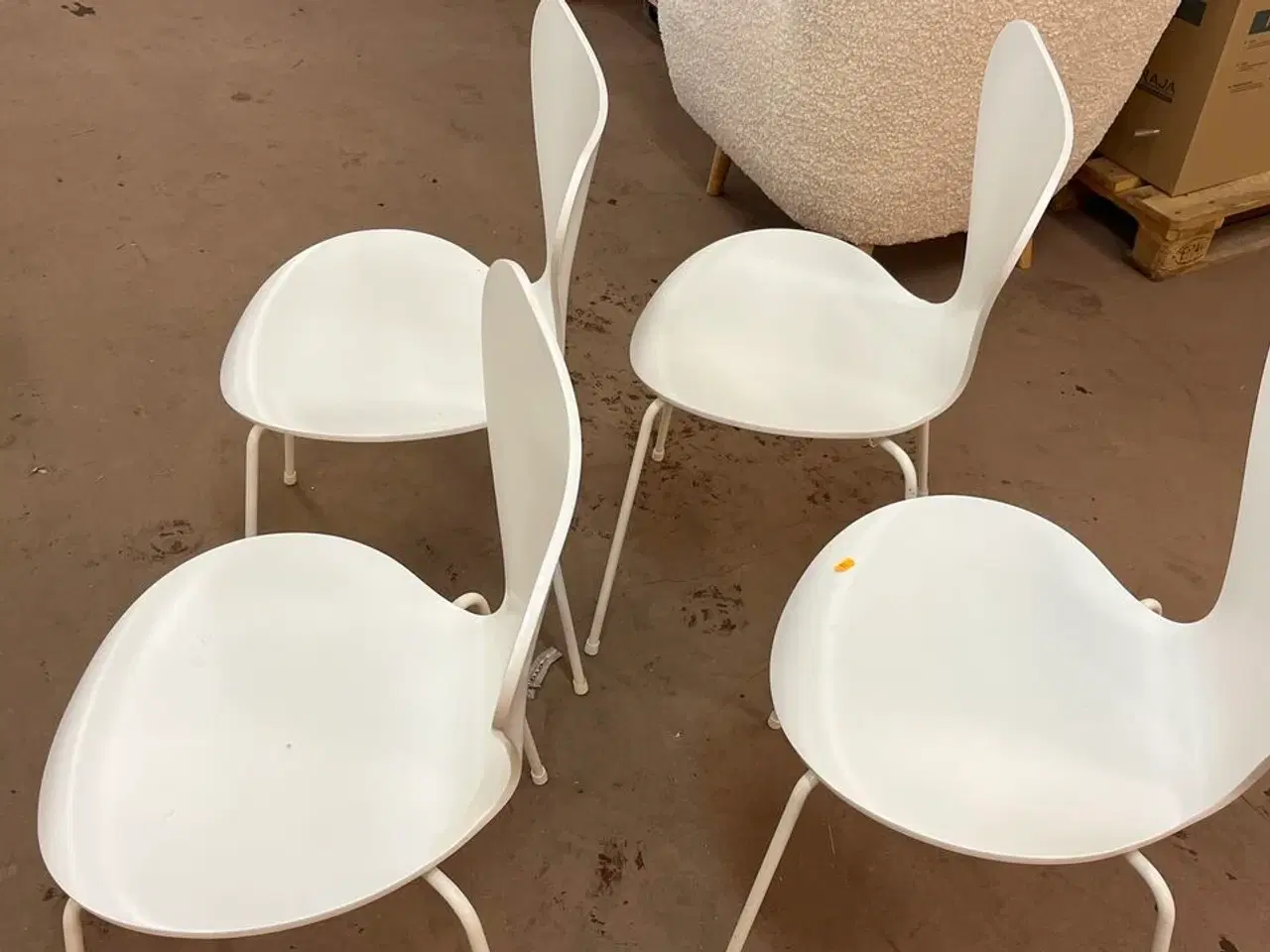 Billede 1 - 4 Stole ARNE JACOBSEN FRITZ HANSEN