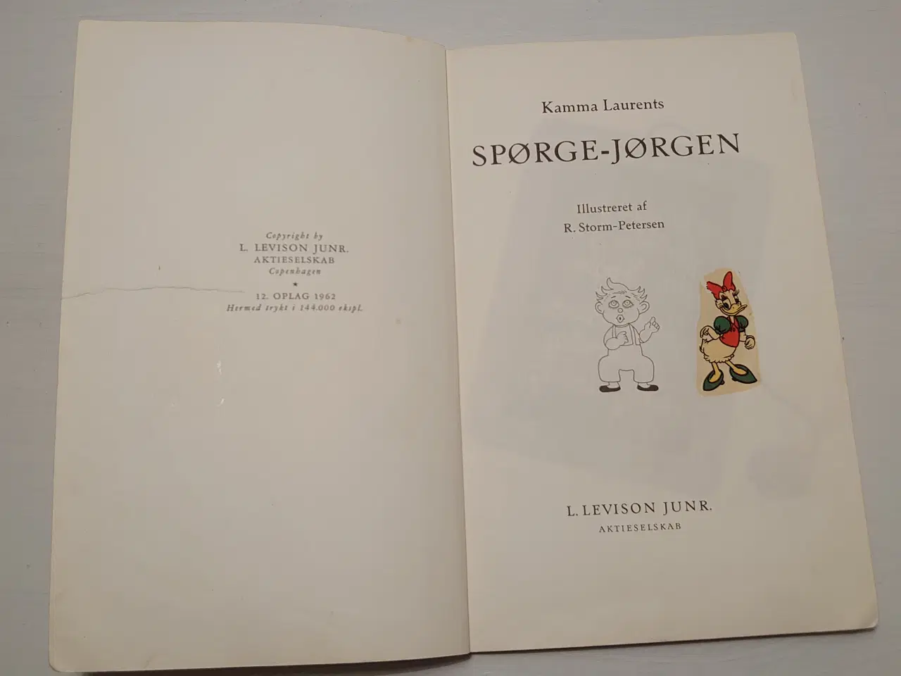 Billede 3 - Kamma Laurents: Spørge Jørgen.12. oplag 1962