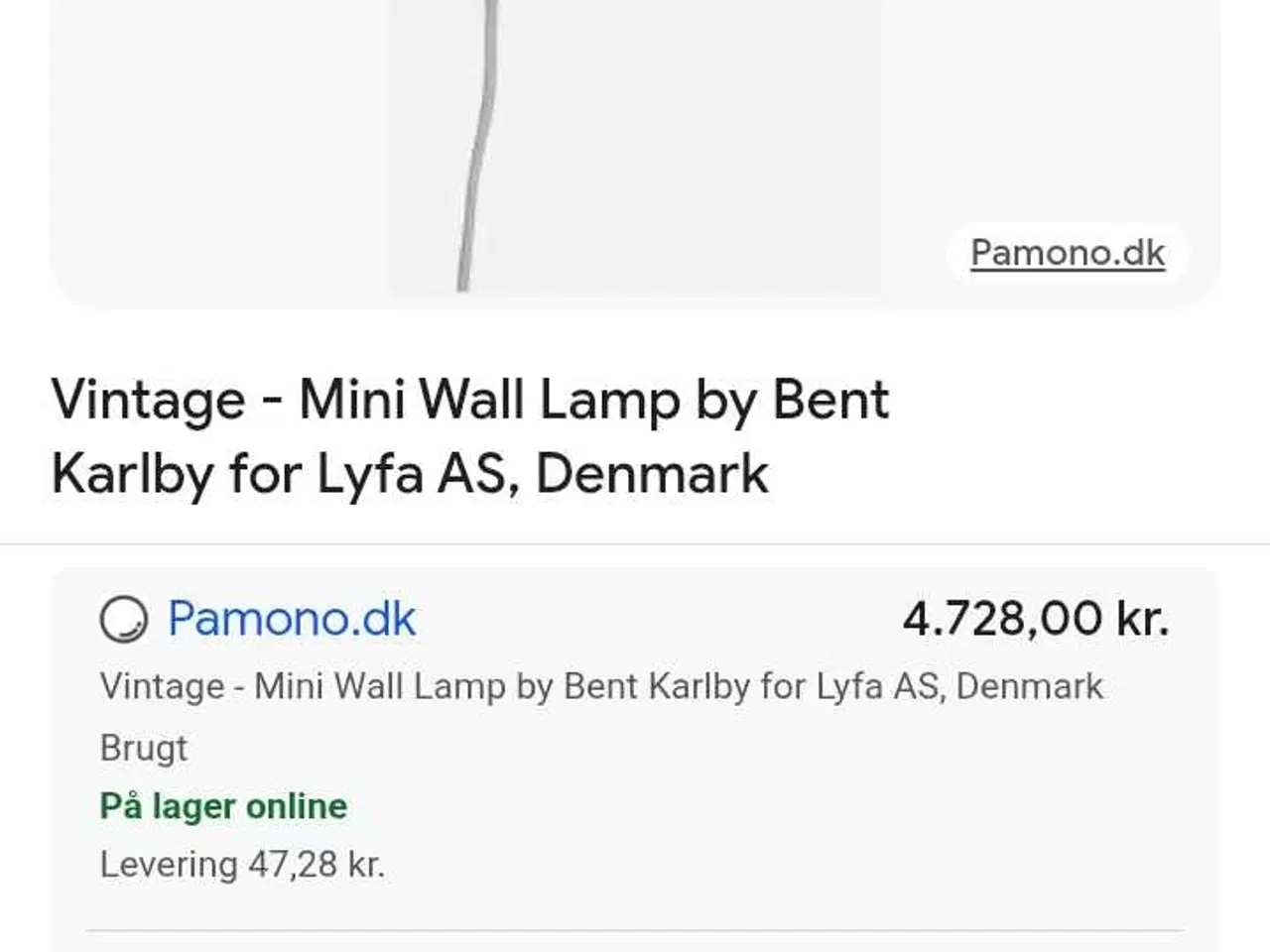 Billede 4 - Lyfa væglamper/Bent Karlby