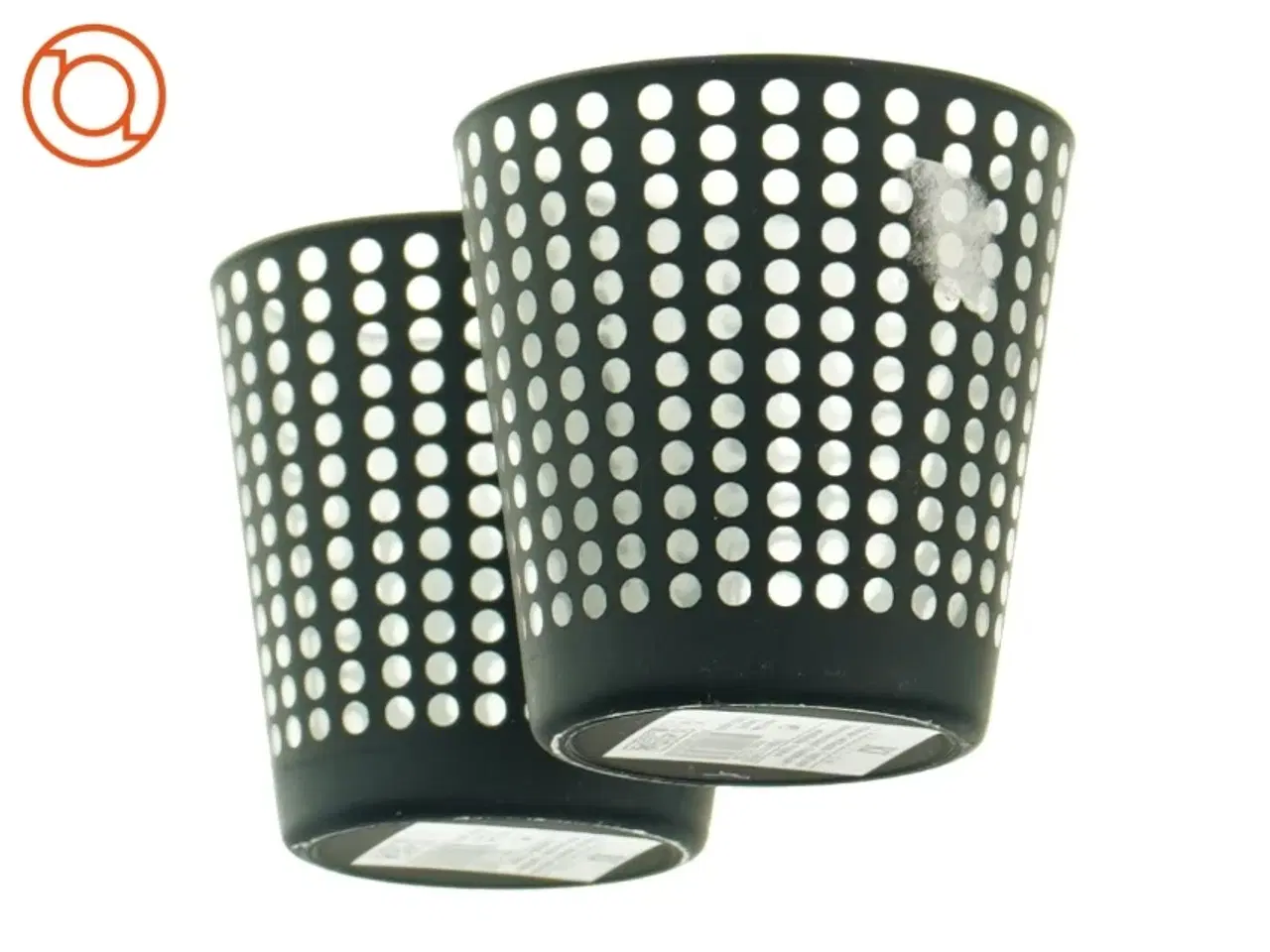 Billede 2 - Fyrfadslysestager 2 styks fra KJ Collection (str. 7 x Ø7,5 cm)