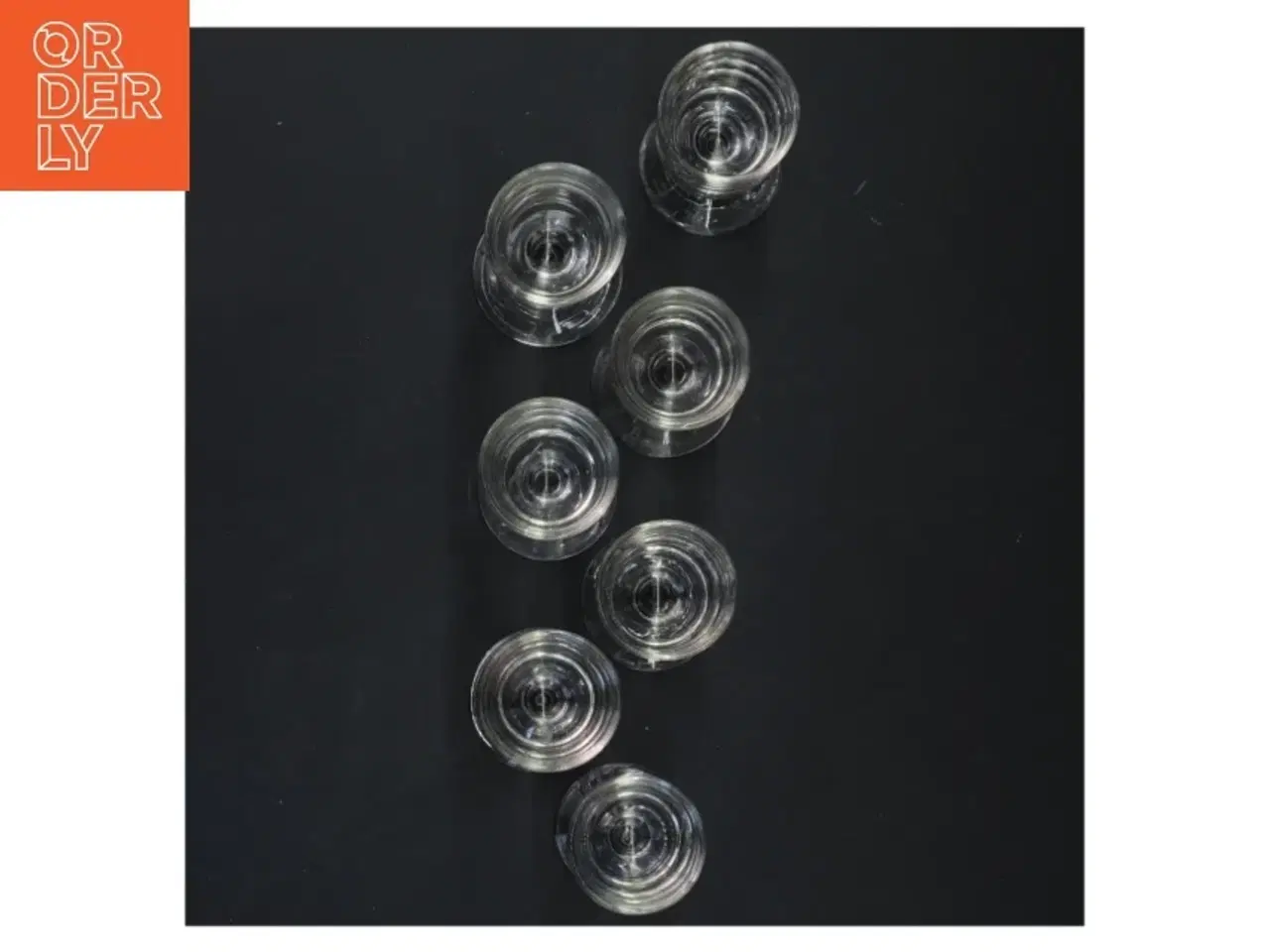 Billede 2 - Sæt med 7 spanske glas (str. 8x4 cm)