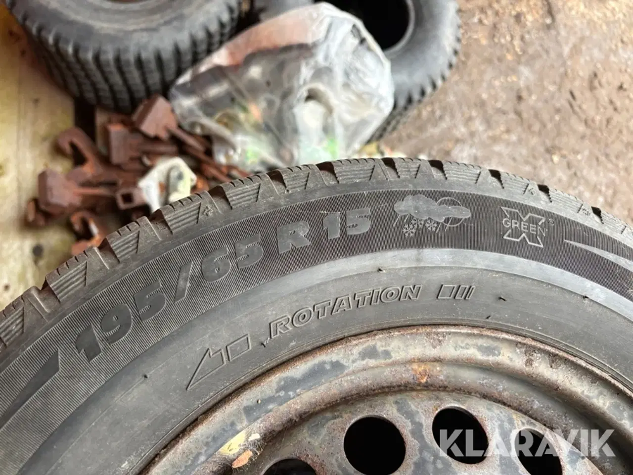 Billede 6 - Dæk med fælg Michelin - 195/65R15 - 4 styk