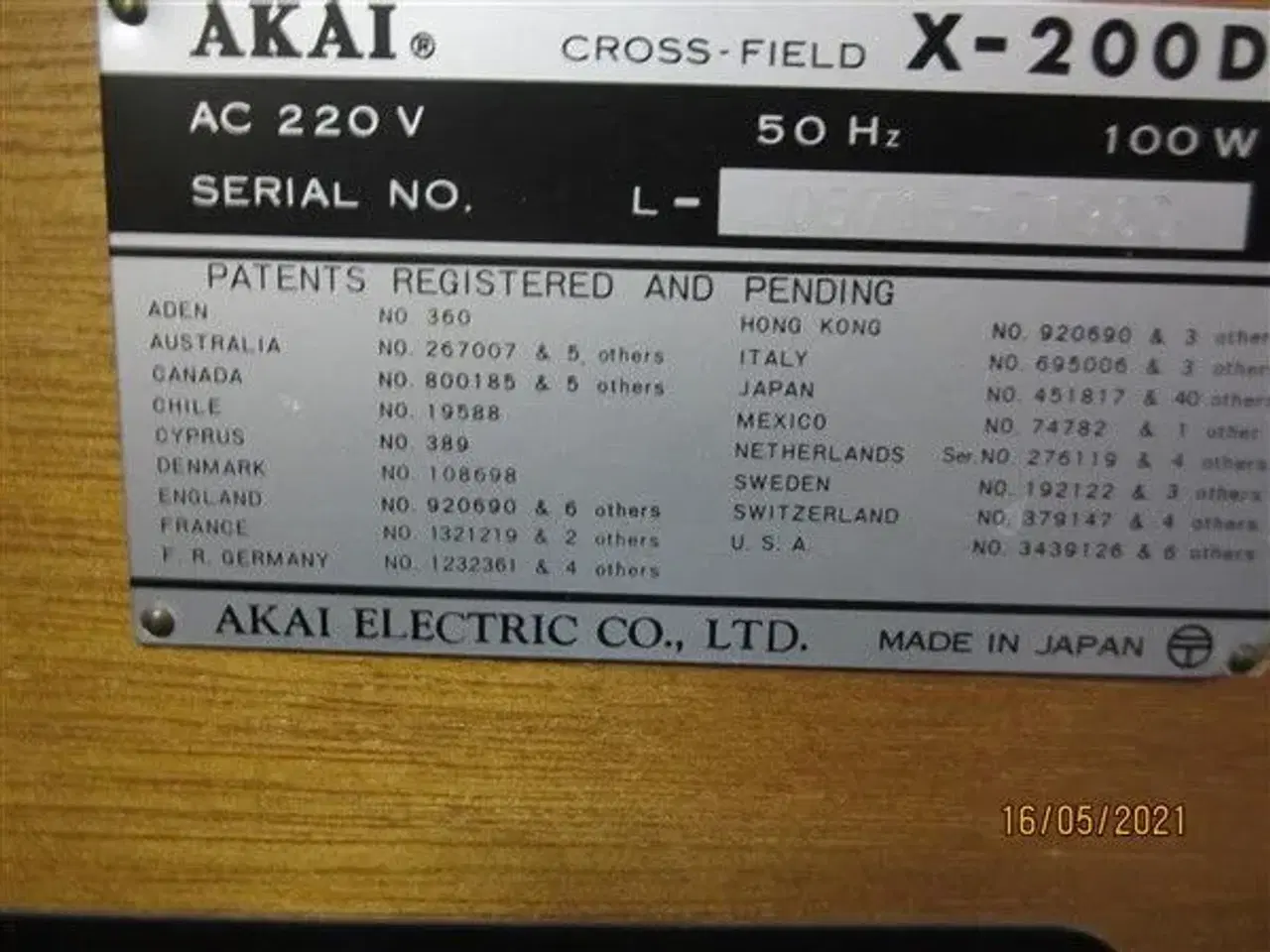 Billede 3 - Akai X200D båndoptager