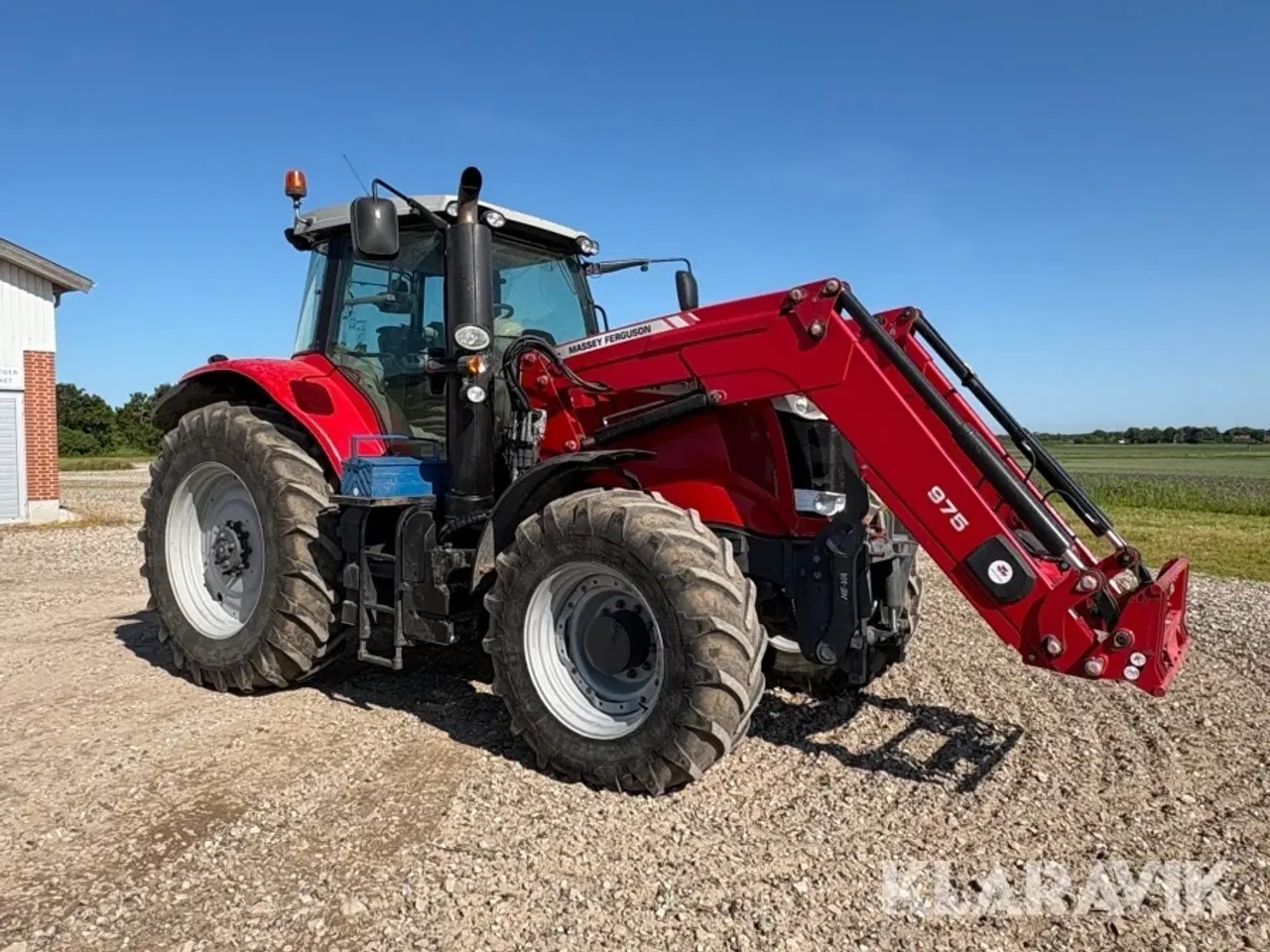 Billede 5 - Traktor Massey Ferguson 7724 Dyna-VT med frontlæsser 975