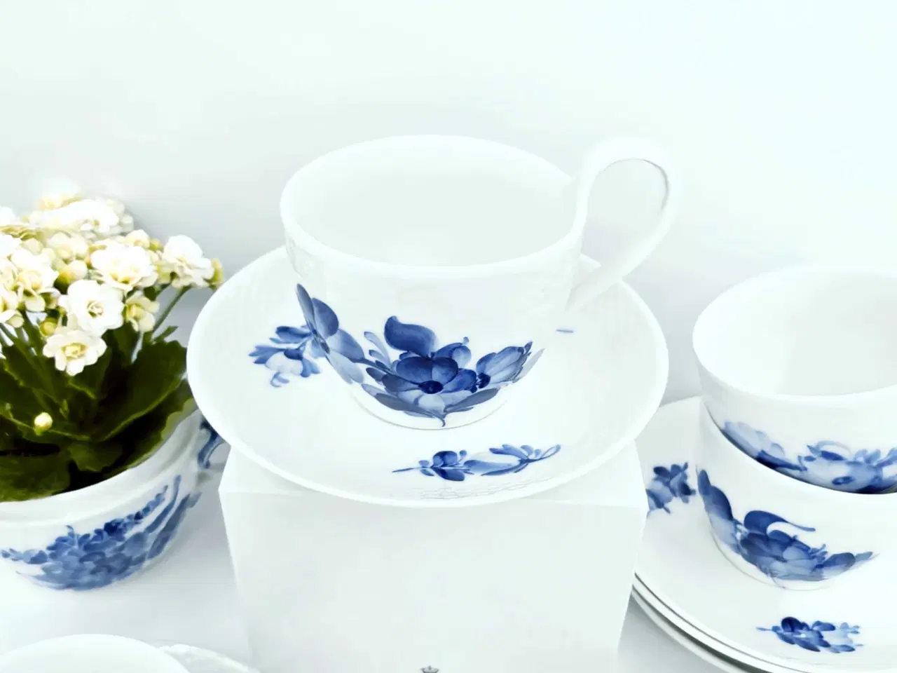 Billede 3 - Blå Blomst Højhankskop & Underkop 