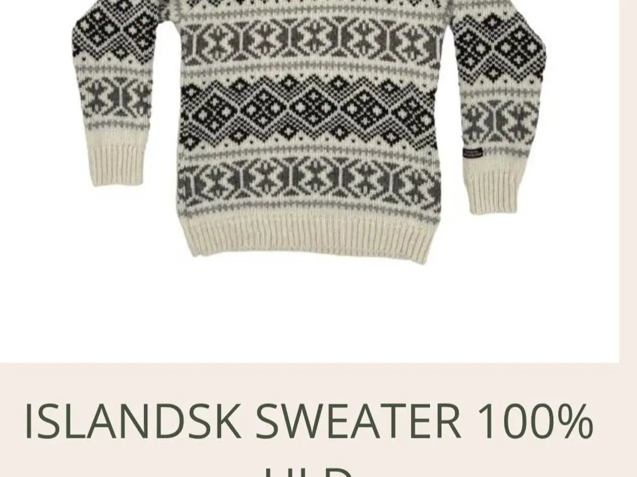 Billede 3 - islandsk sweater 100% uld