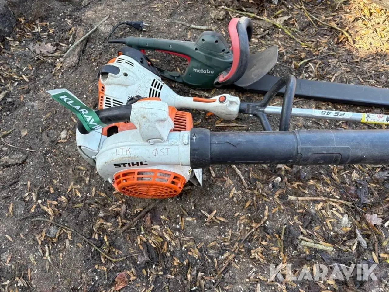 Billede 10 - Løvblæser, hækkeklipper og græstrimmer STIHL,metabo