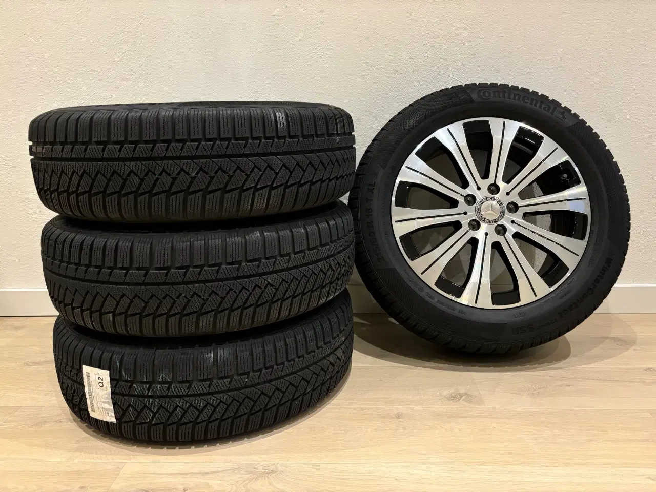 Billede 1 - 18″ Vinterhjul / Vinterdæk Orig. MB EQA / EQB