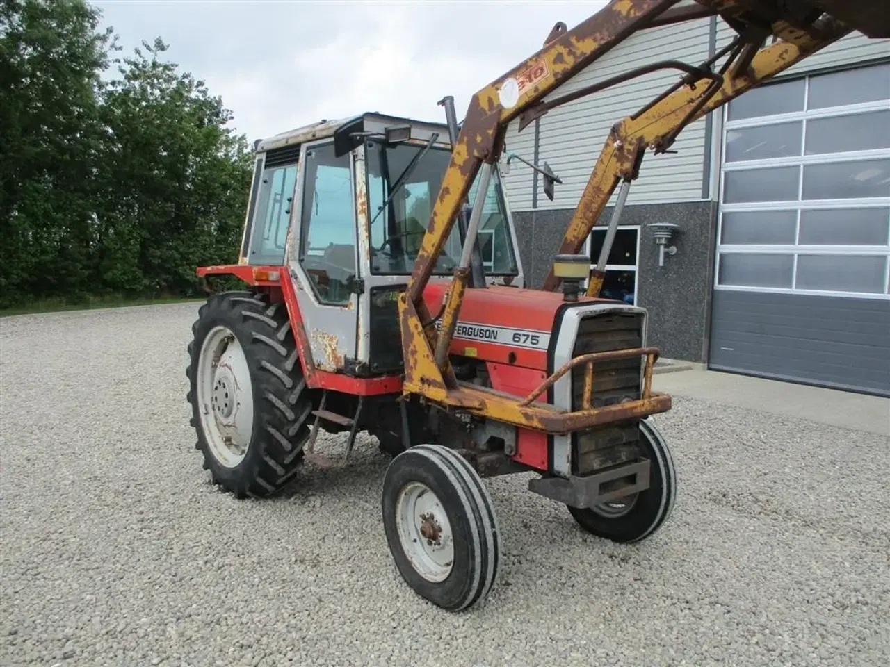 Billede 17 - Massey Ferguson 675 Speedshift med frontlæsser