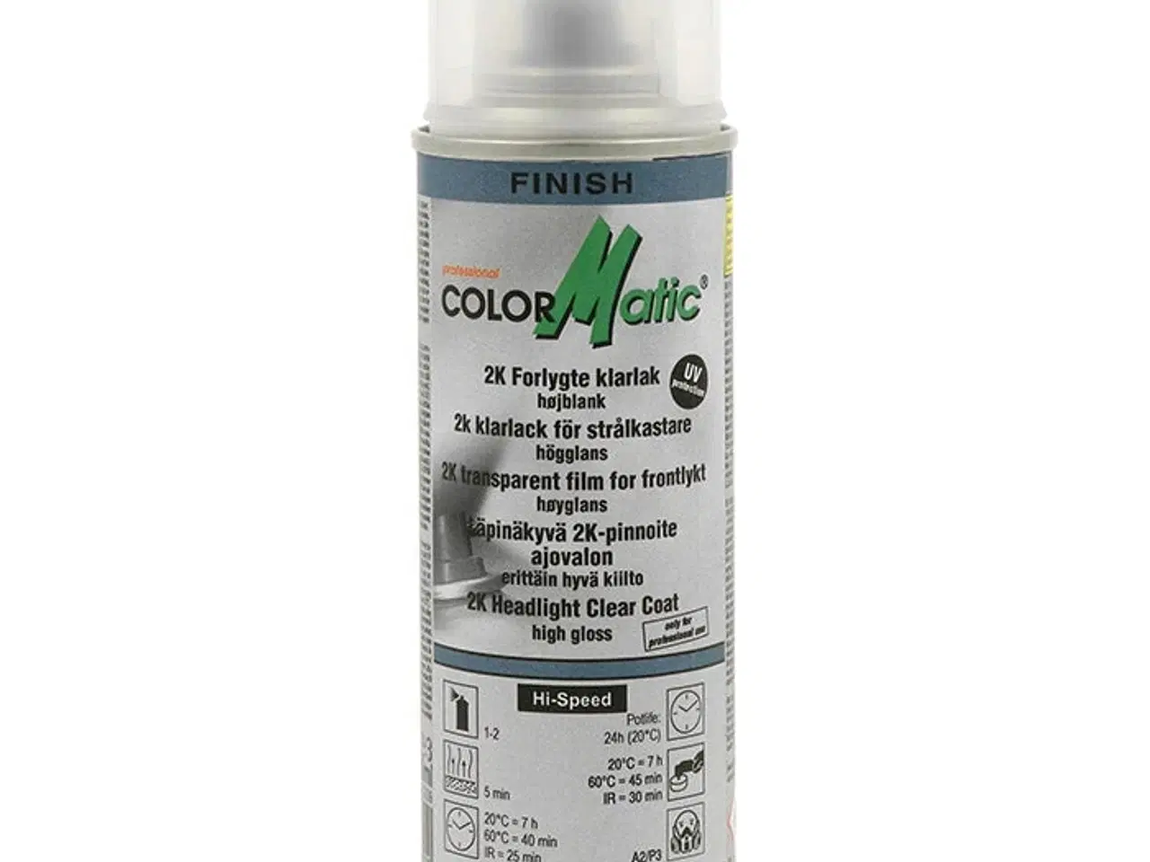 Billede 1 - ColorMatic 2k Klarklak til forlygter high gloss 200ml