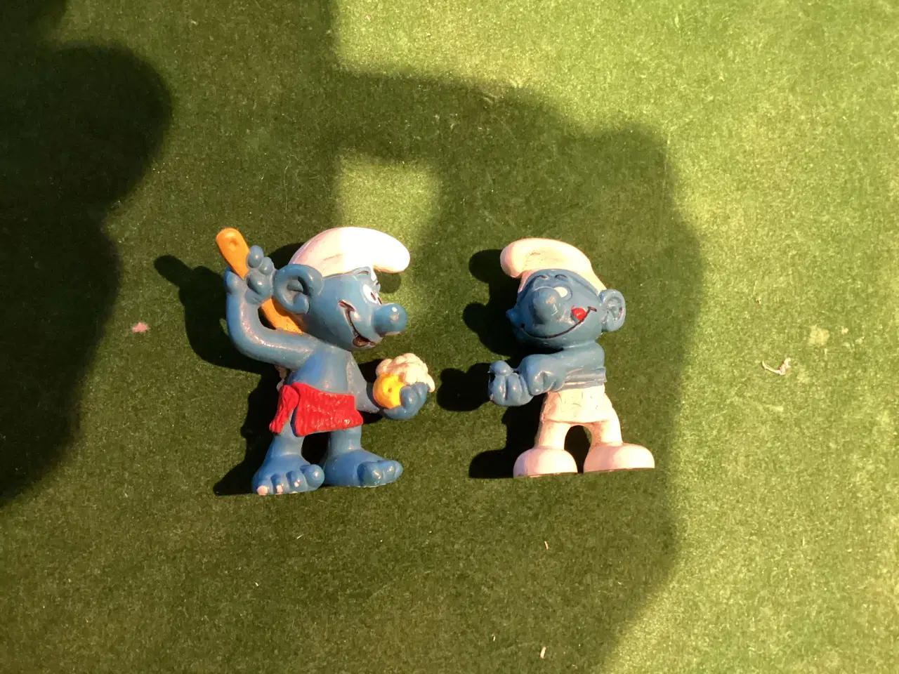 Billede 8 - Smølfer- bamse samt 6 små smølfefigurer