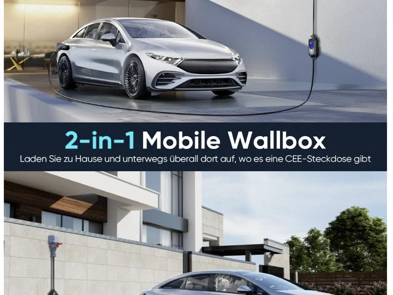 Billede 8 - Ladeboks 11kW  3 faser; transportabel/vægmontering