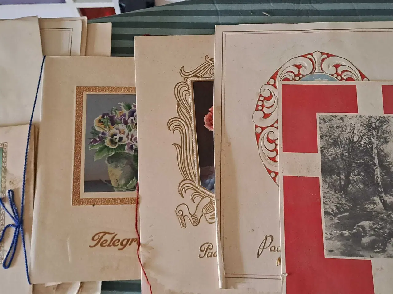 Billede 6 - Gamle bryllups og konfirmations telegrammer 