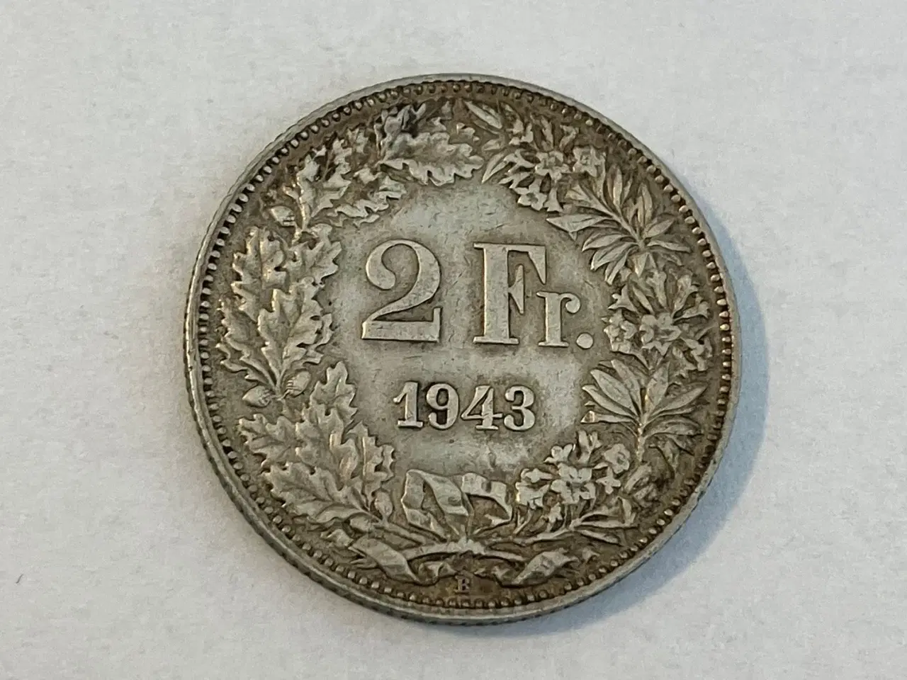 Billede 1 - 2 Francs Switzerland 1943