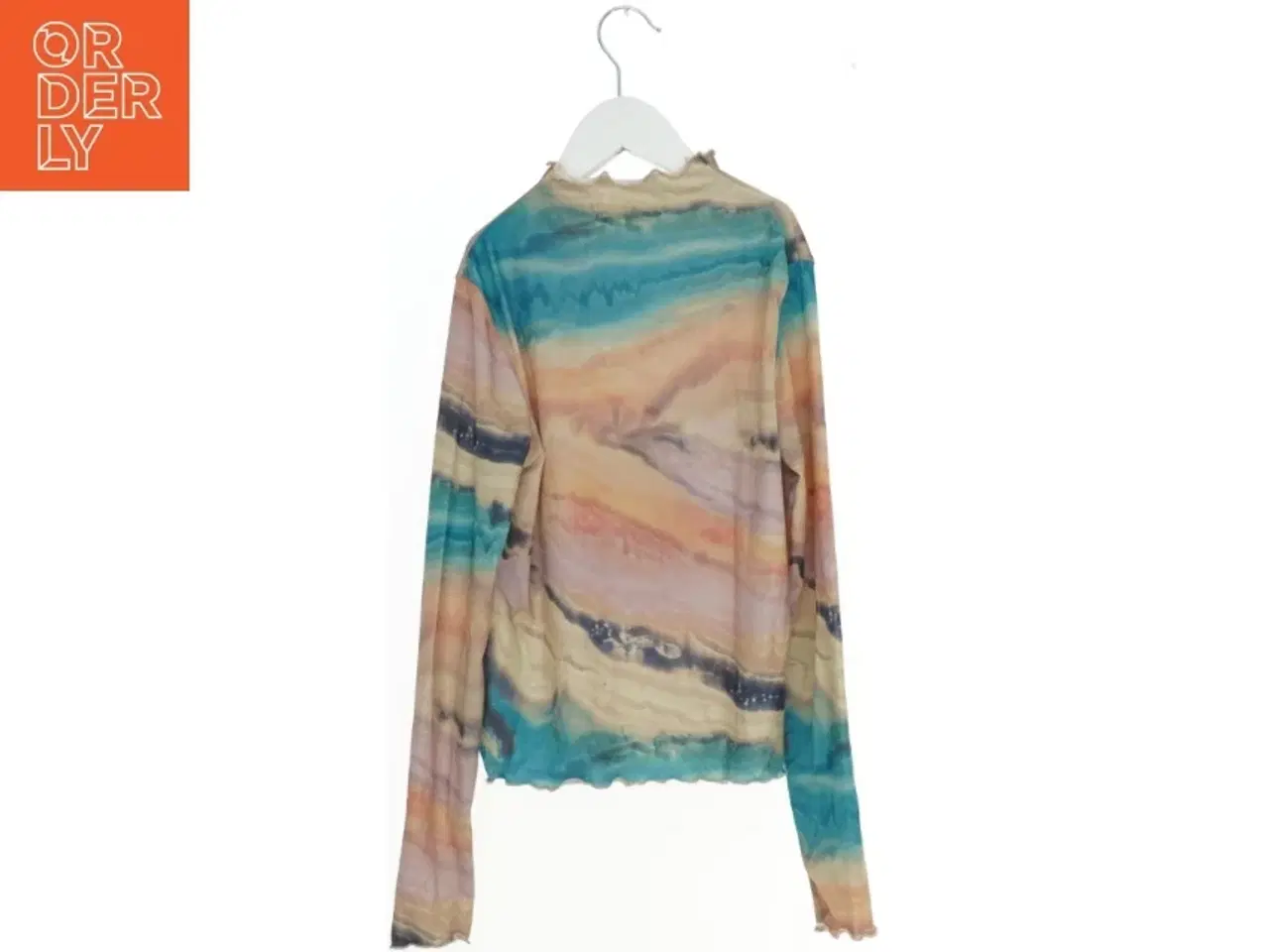 Billede 2 - Langærmet bluse med bølgemønster fra H&M (str. 146)