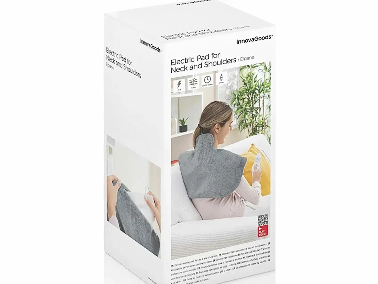 Billede 2 - Elektrisk Pude til Hals og Skuldre - Sholkad, grå