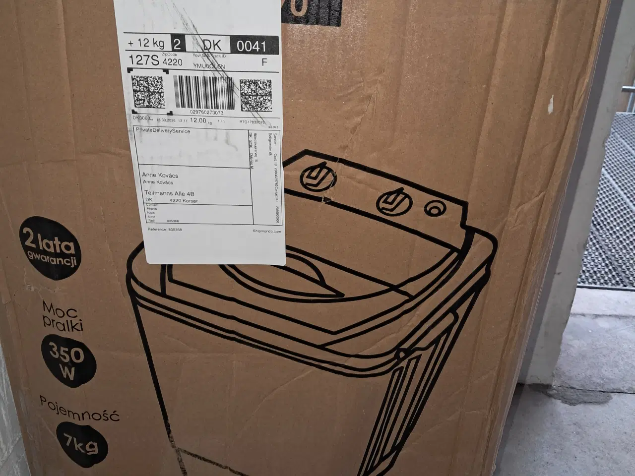 Billede 1 - Vaskemaskine til sommerhuset/kolonihave 