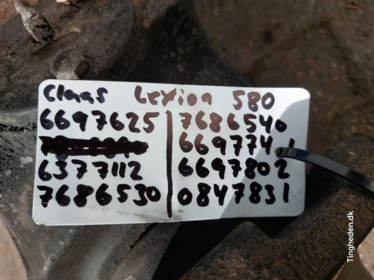 Billede 3 - Claas Lexion 580 Bagaksel 07687051