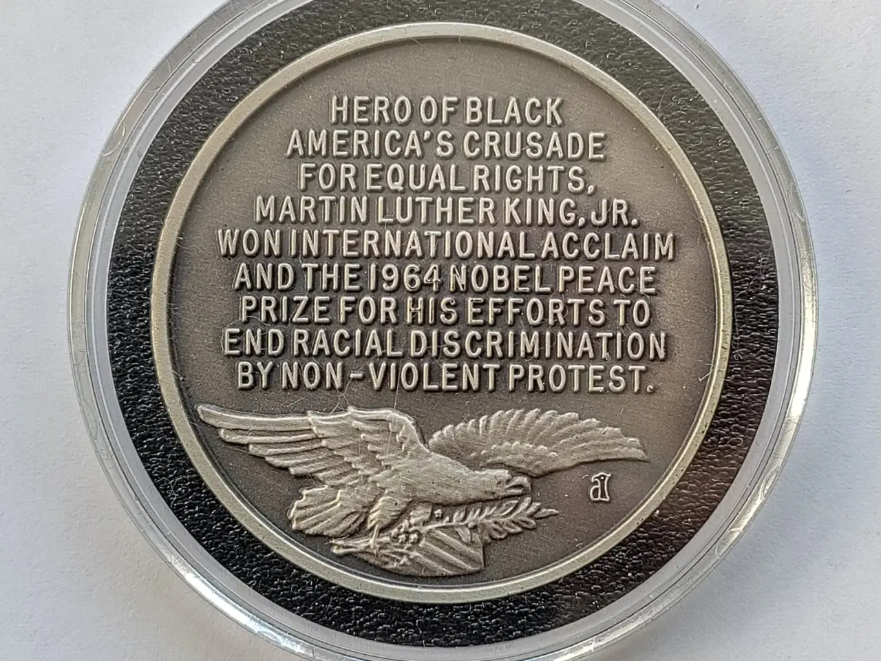 Billede 2 - Martin Luther King Silver Medal - 35 gram Sterling Silver
