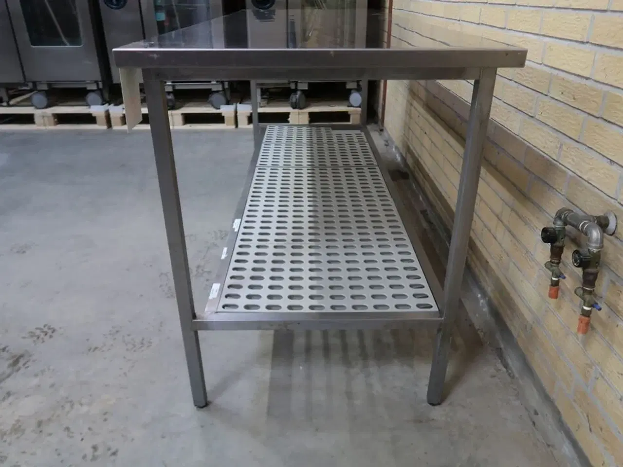 Billede 3 - Rustfri stålbord med underhylde