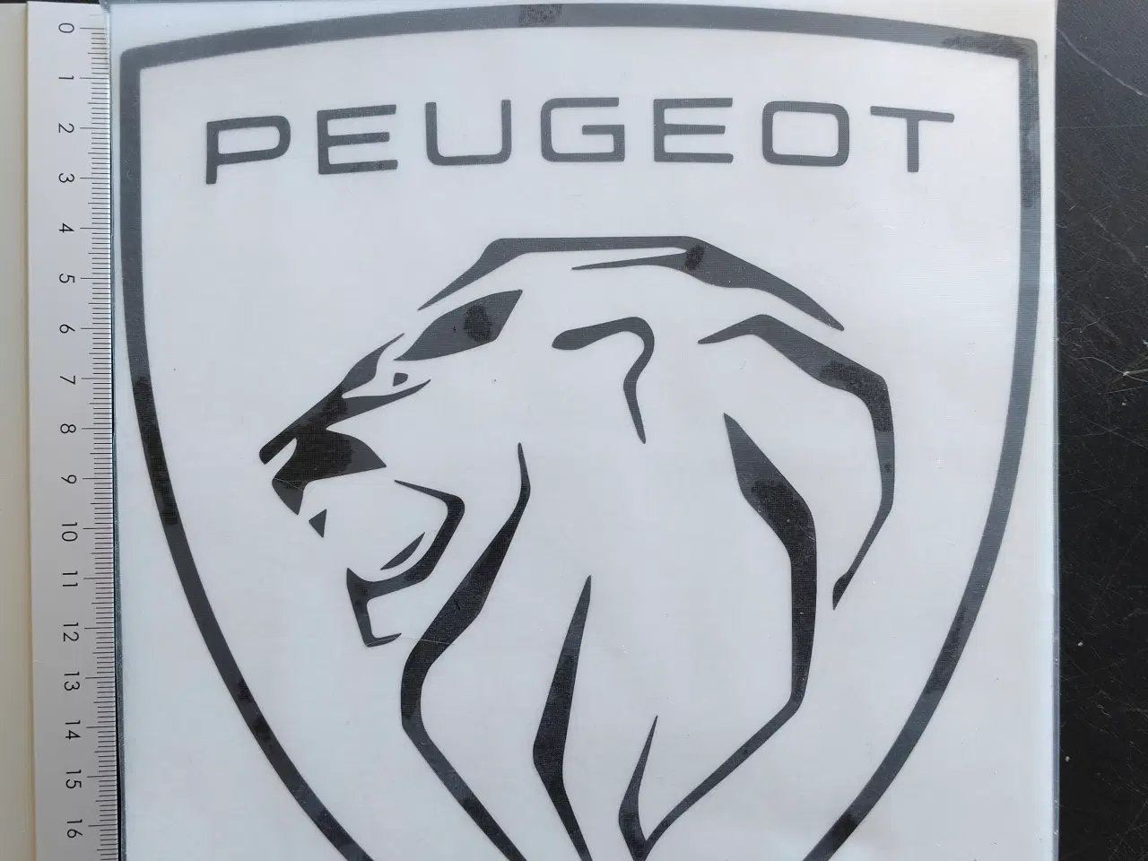 Billede 1 - Peugeot logo klistermærke 
