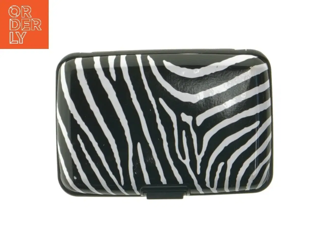 Billede 1 - Zebra-mønstret etui (str. 11 x. 7,5 cm)