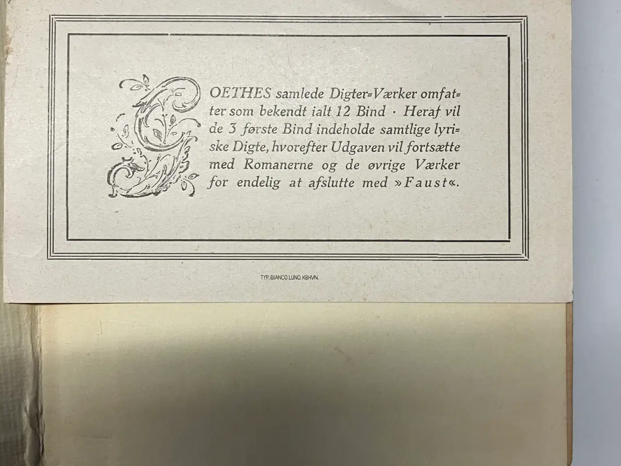 Billede 3 - P. A. Rosenberg, Goethe Værker.