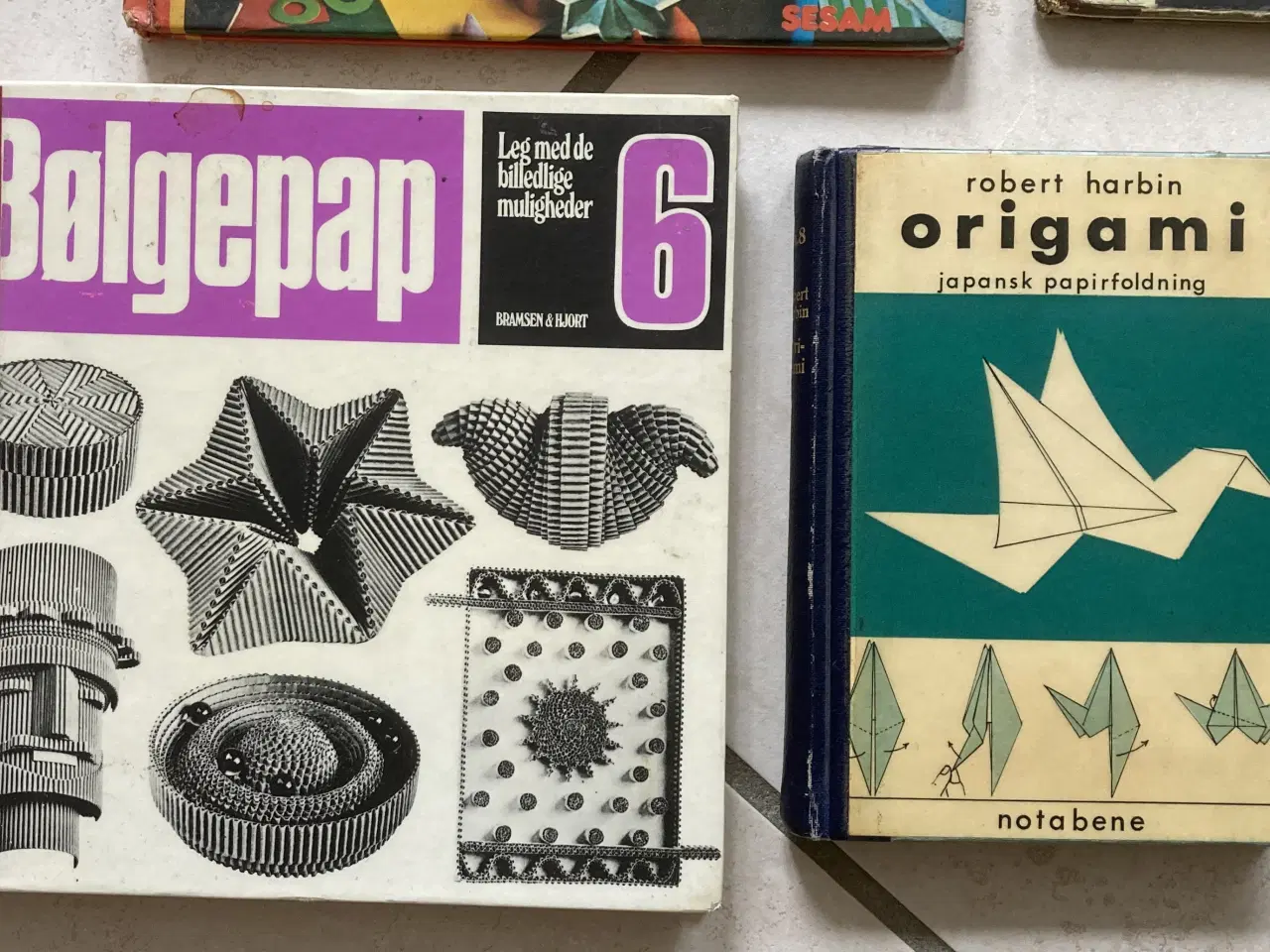 Billede 3 - 5 håndarbejdsbøger / Hobbybøger tema "Origami"