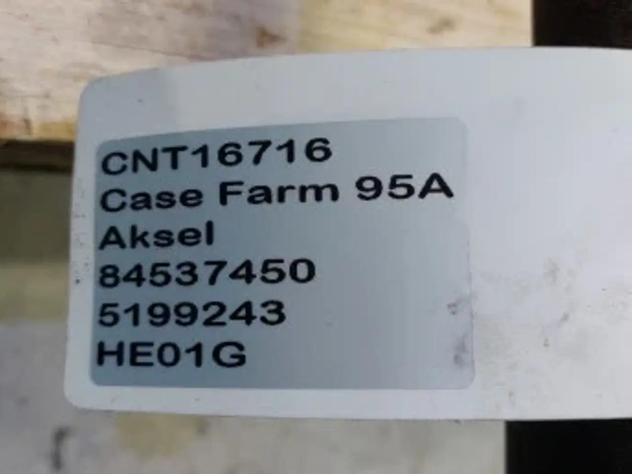 Billede 11 - Case Farmall 95A Aksel 84537450
