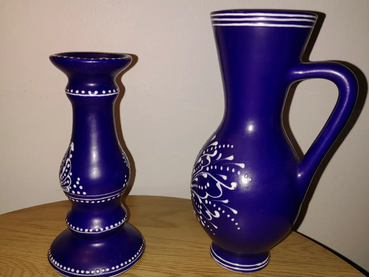 Billede 2 - Flotte blå vintage vaser