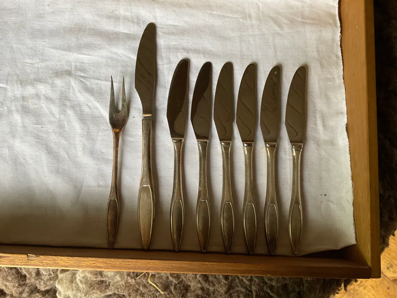 Billede 1 - Kongelys Frokostknive, middagsknive mm