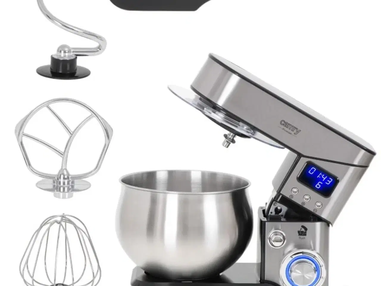 Billede 7 - Køkkenmaskine med planetarisk rotation Adler Camry CR 4223, 5 l, LCD, 2000 W