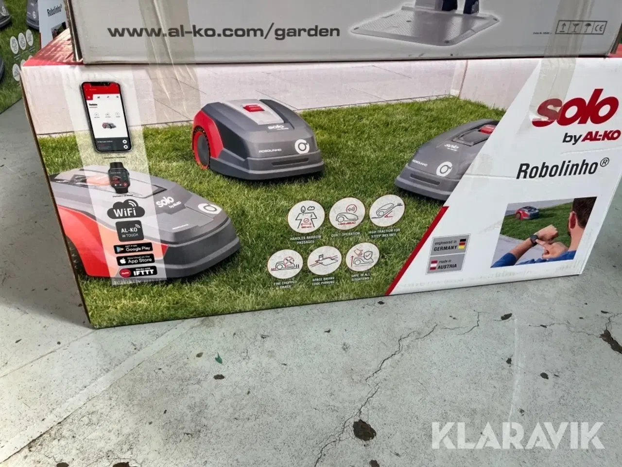 Billede 2 - Robotplæneklipper Alko Robolinho 700 W og garage
