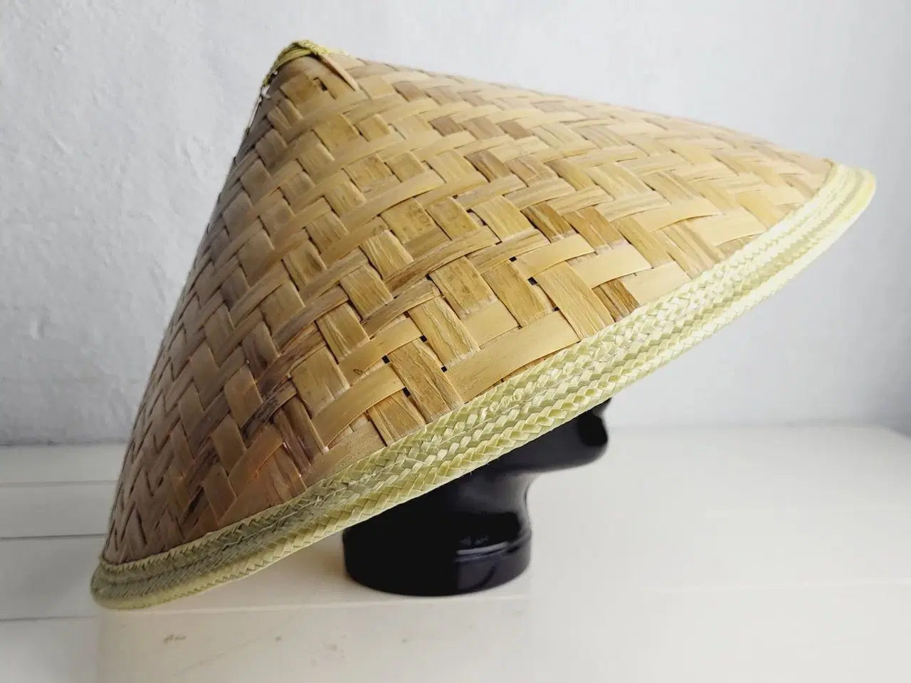 Billede 1 - ⭐️- Retro Bamboo Rattan Fisherman Hat / Kinaserhat