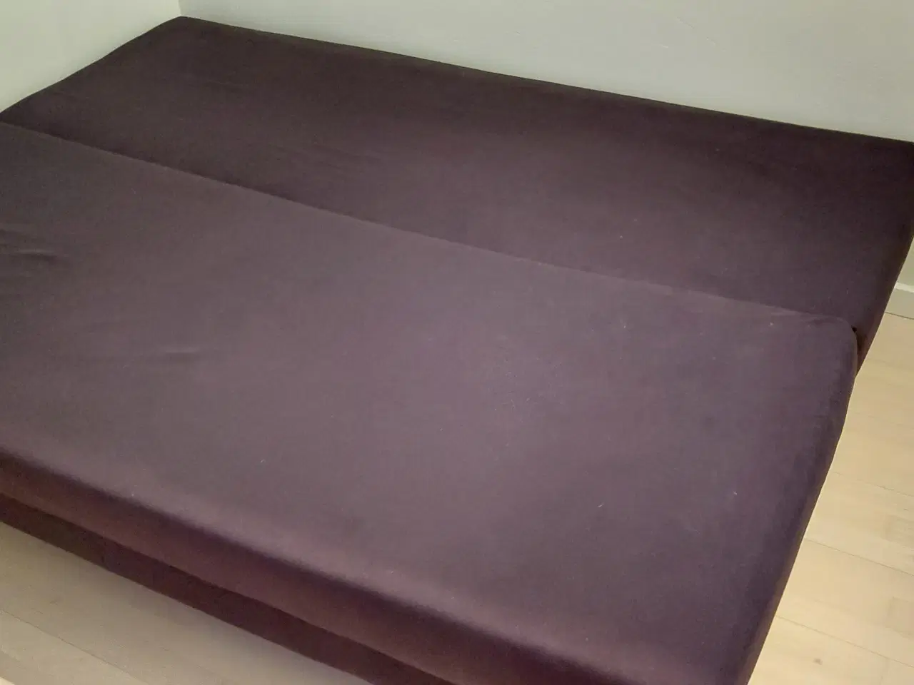 Billede 2 - Sovesofa, sort 3/4 seng