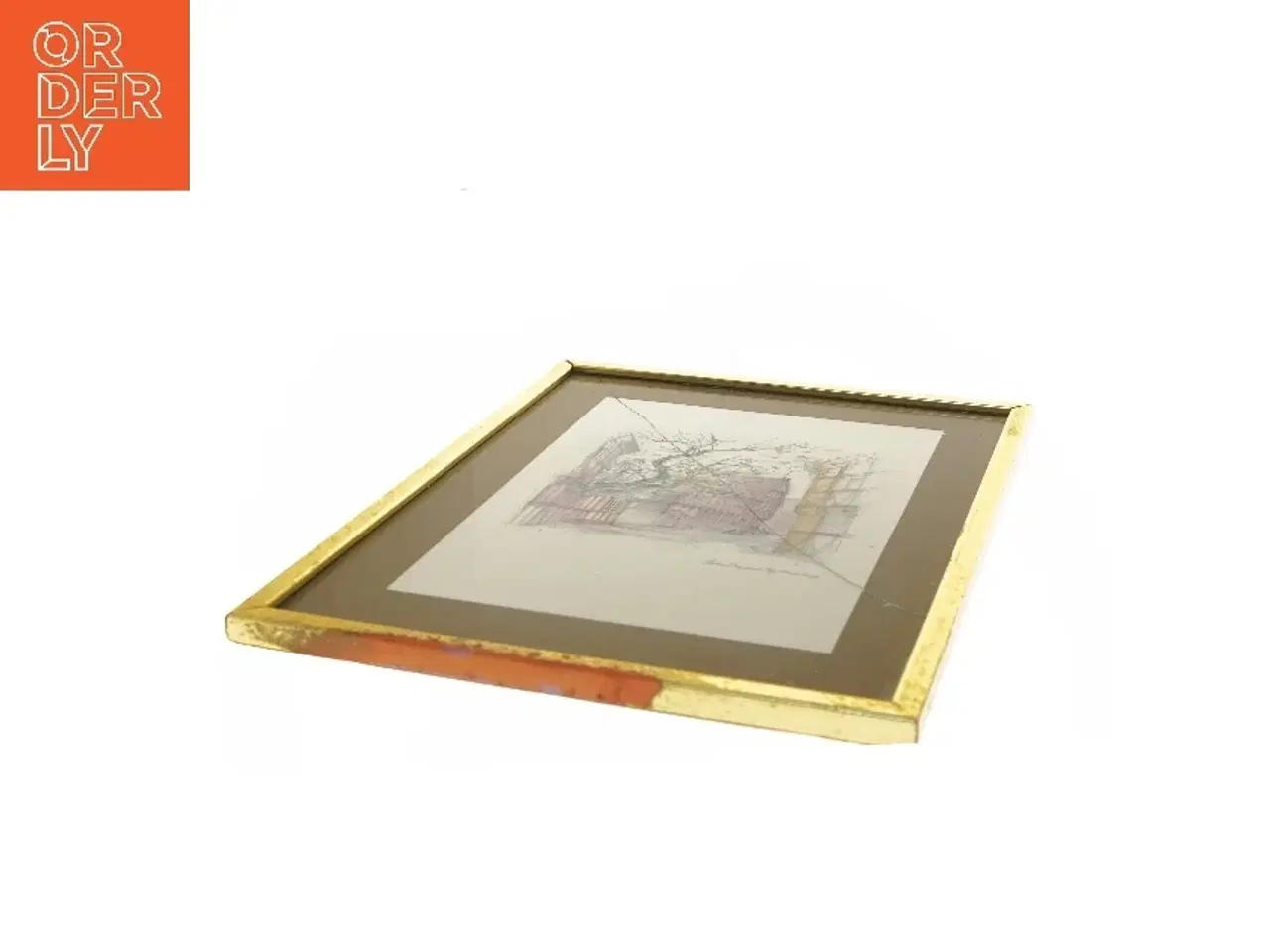 Billede 3 - Mads Stage tegning  (str. 42,5x32 cm)