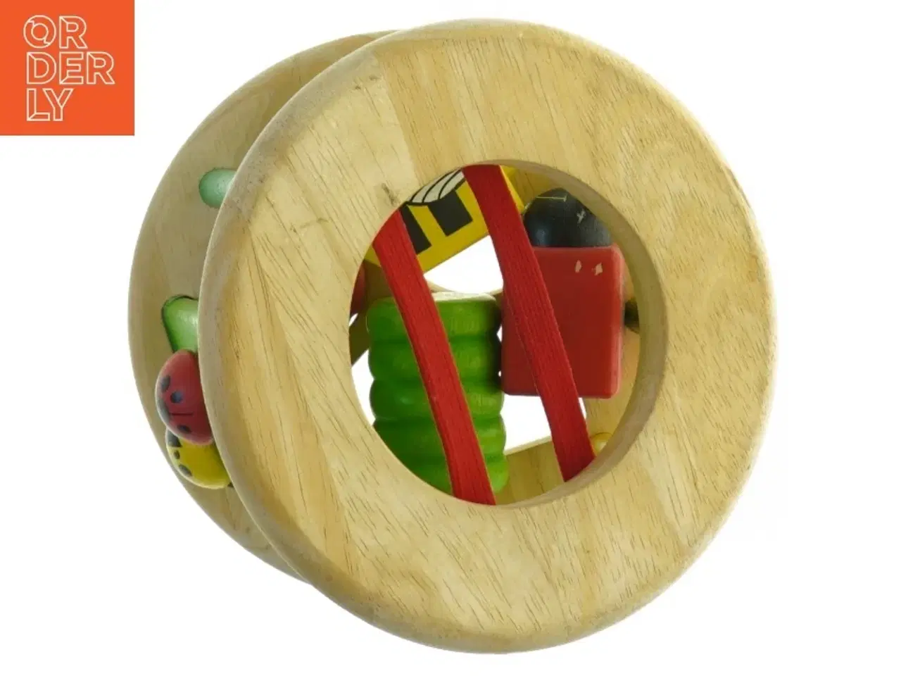 Billede 3 - Træ rullebassin med figurer fra Kids-Wood (str. 15 x 16 cm)