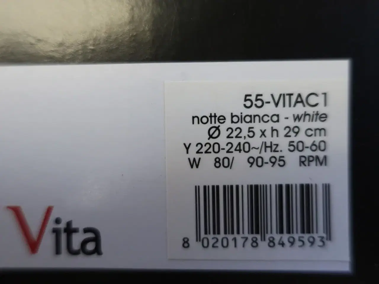 Billede 3 - Saftpresser Juicer BUGATTI VITA 55-VITAC1