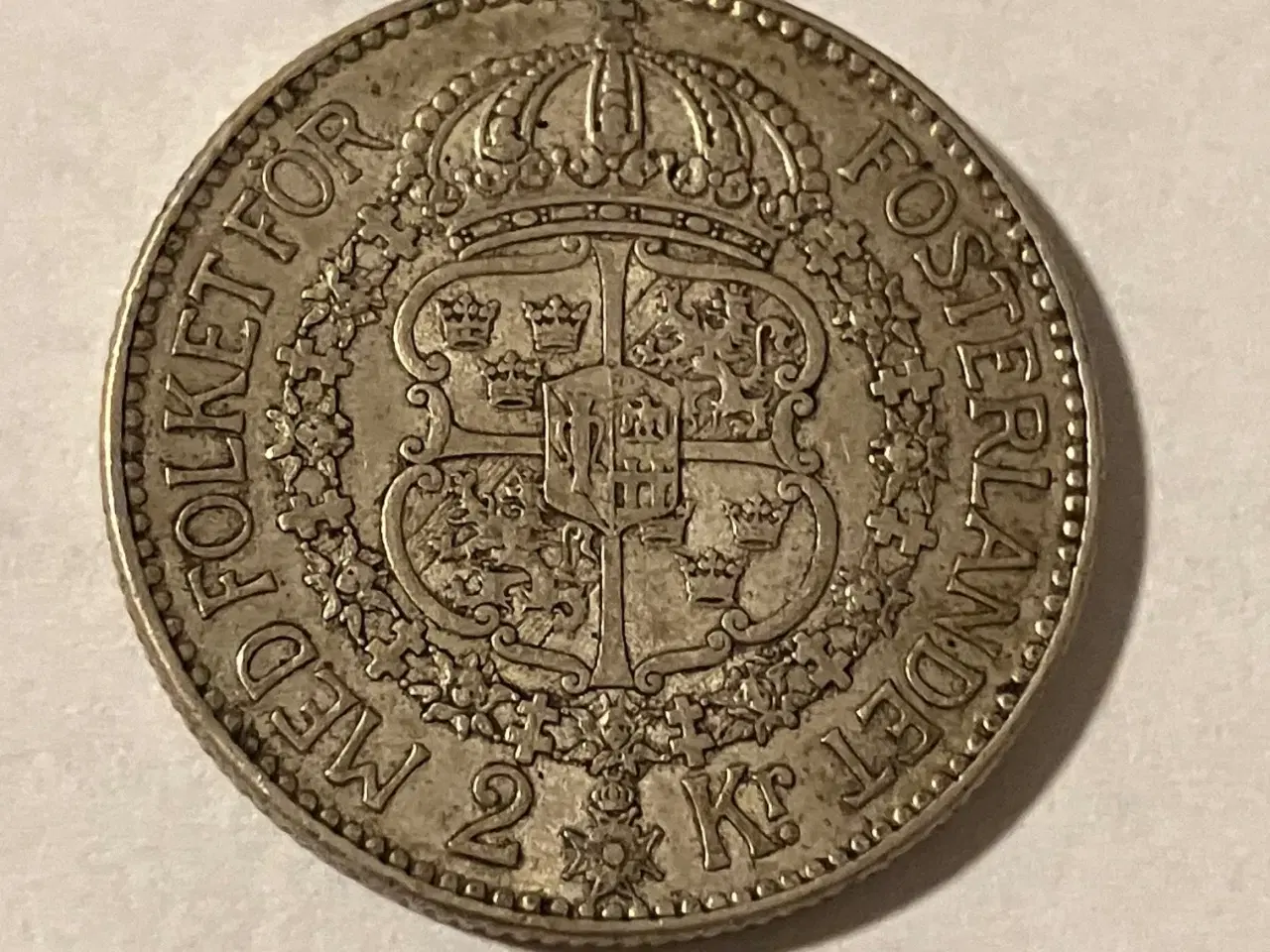 Billede 2 - 2 Kronor 1913 Sweden - Silver