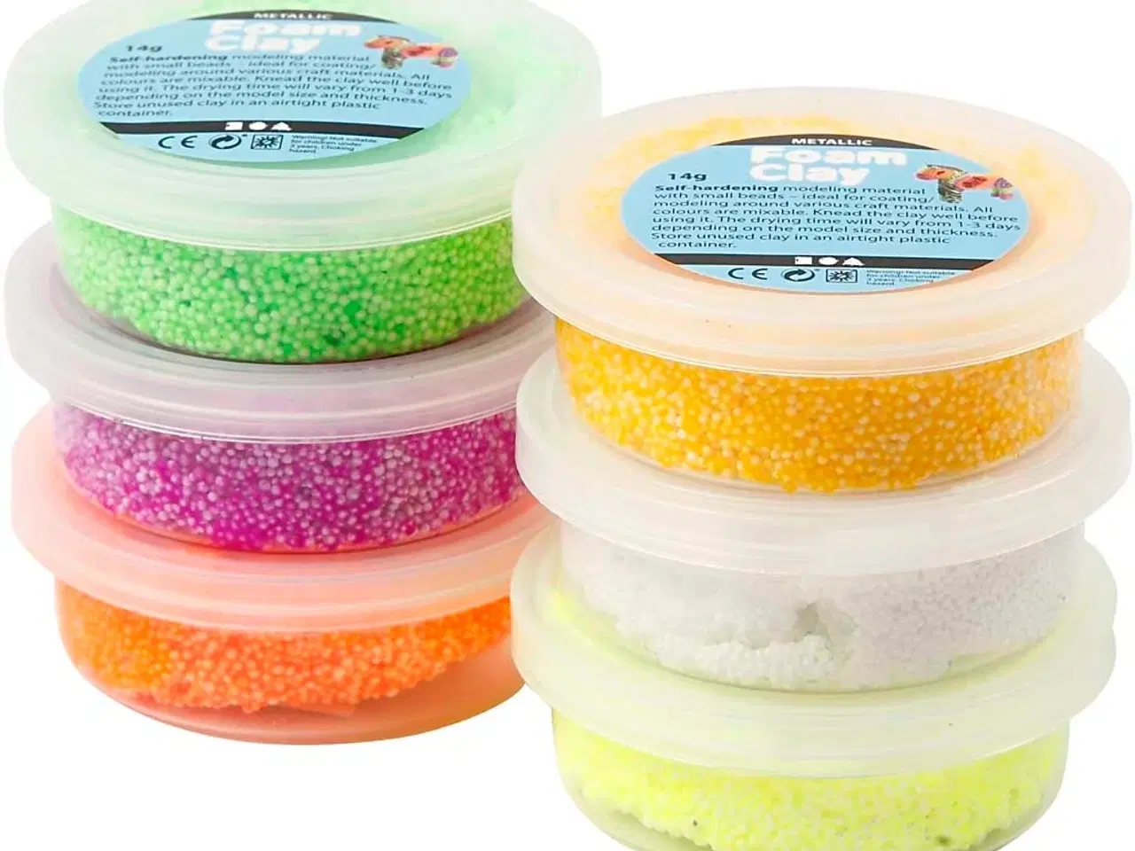 Billede 1 - Foam Clay®, forårsfarver, 6x14g/ 1 pk.