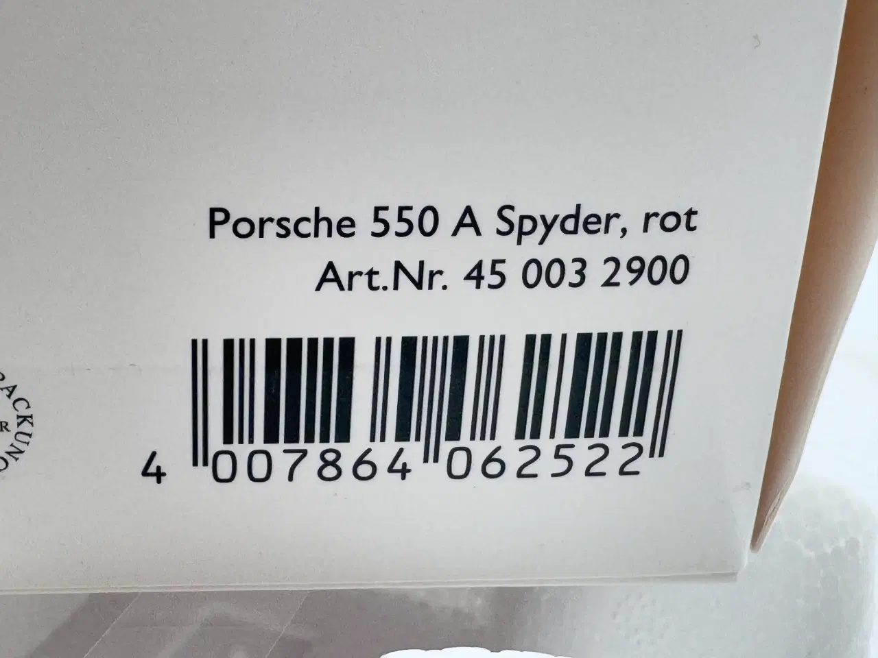 Billede 9 - 1953 Porsche 550 A Spyder - 1:18 