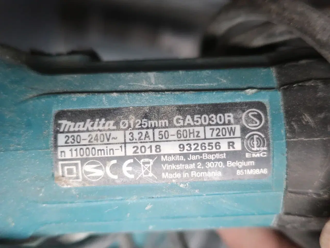 Billede 6 - 3 stk. vinkelsliber m.m. MAKITA
