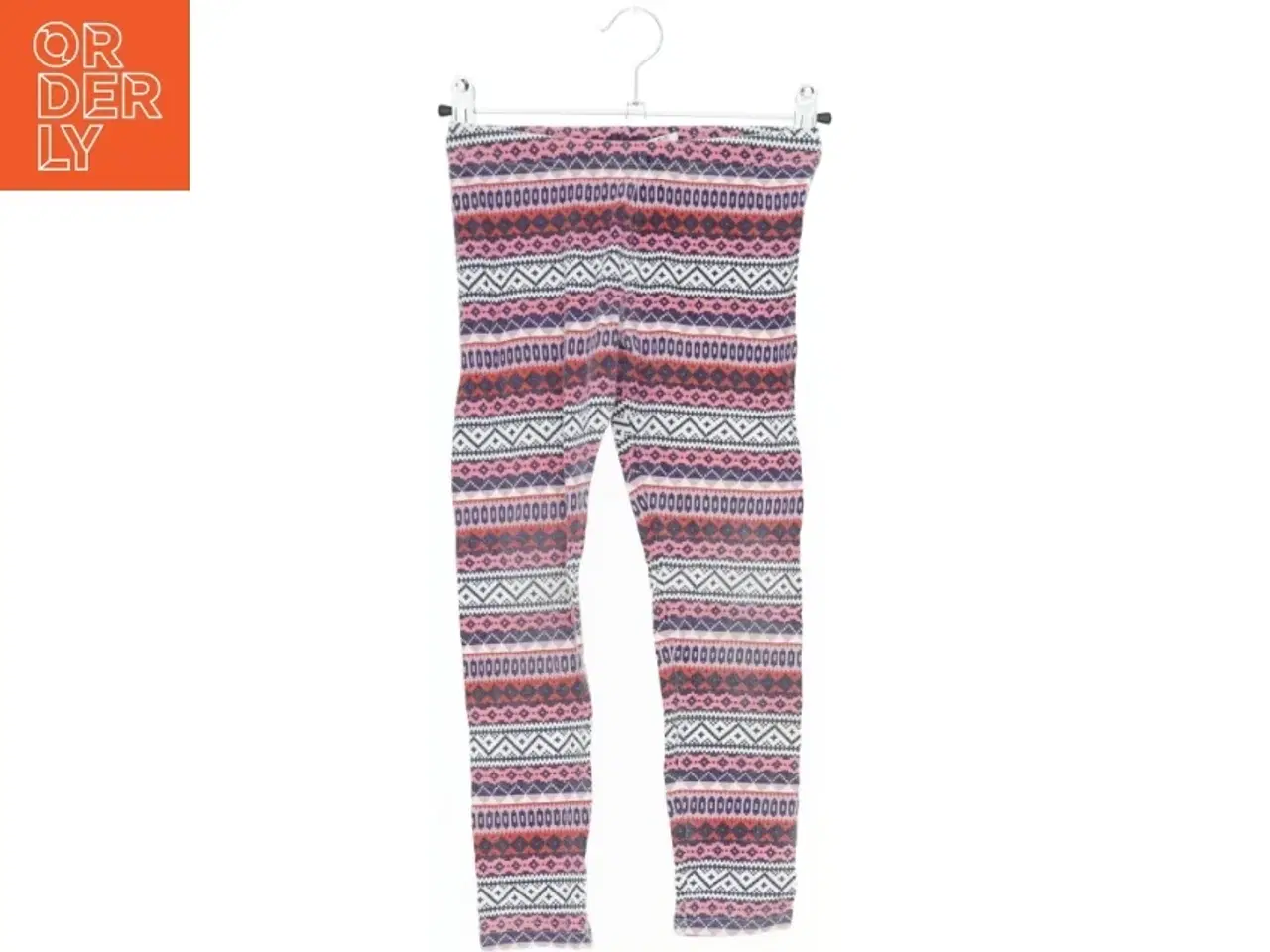 Billede 1 - Mønstret leggings fra Logg (str. 128)
