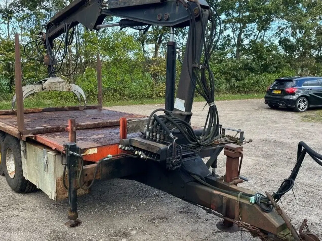 Billede 1 - Peitz AVE 57 Tømmertrailer med HIAB kran