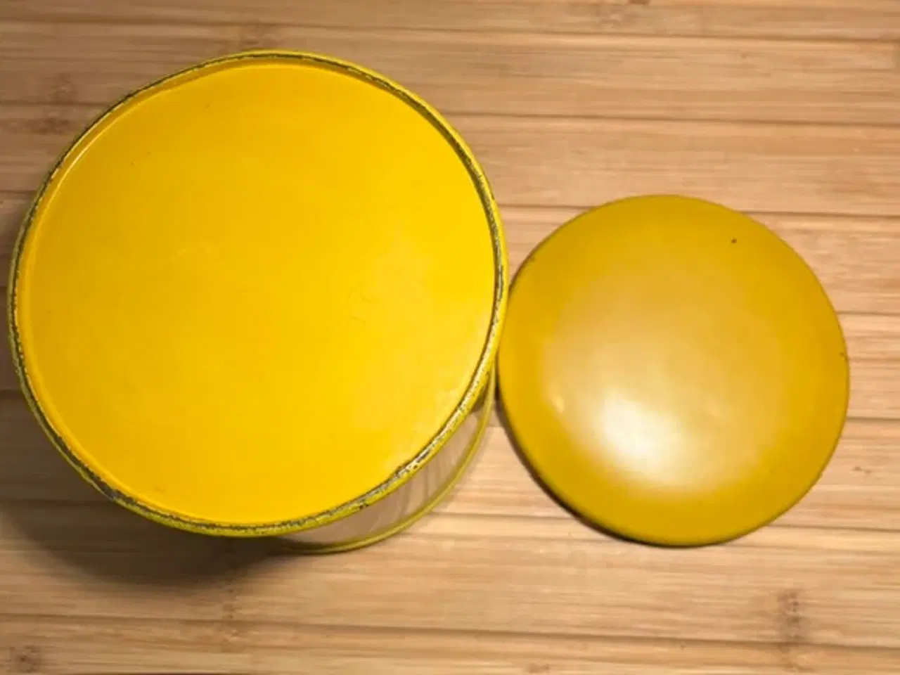 Billede 4 - Charmerende retro kaffedåse i solgul