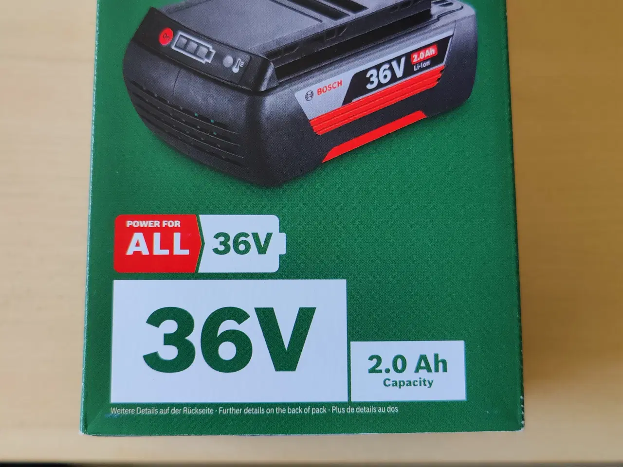 Billede 1 - Batteri Bosch 36V 2Ah (Power for All)