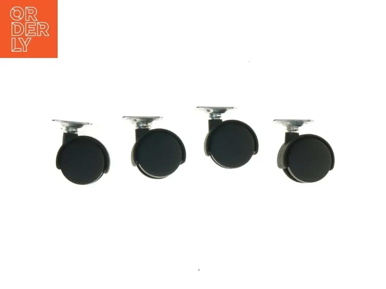 Billede 1 - Møbelhjul, 4 styk (str. 3,5 cm x 3,5 cm. 4 styk)
