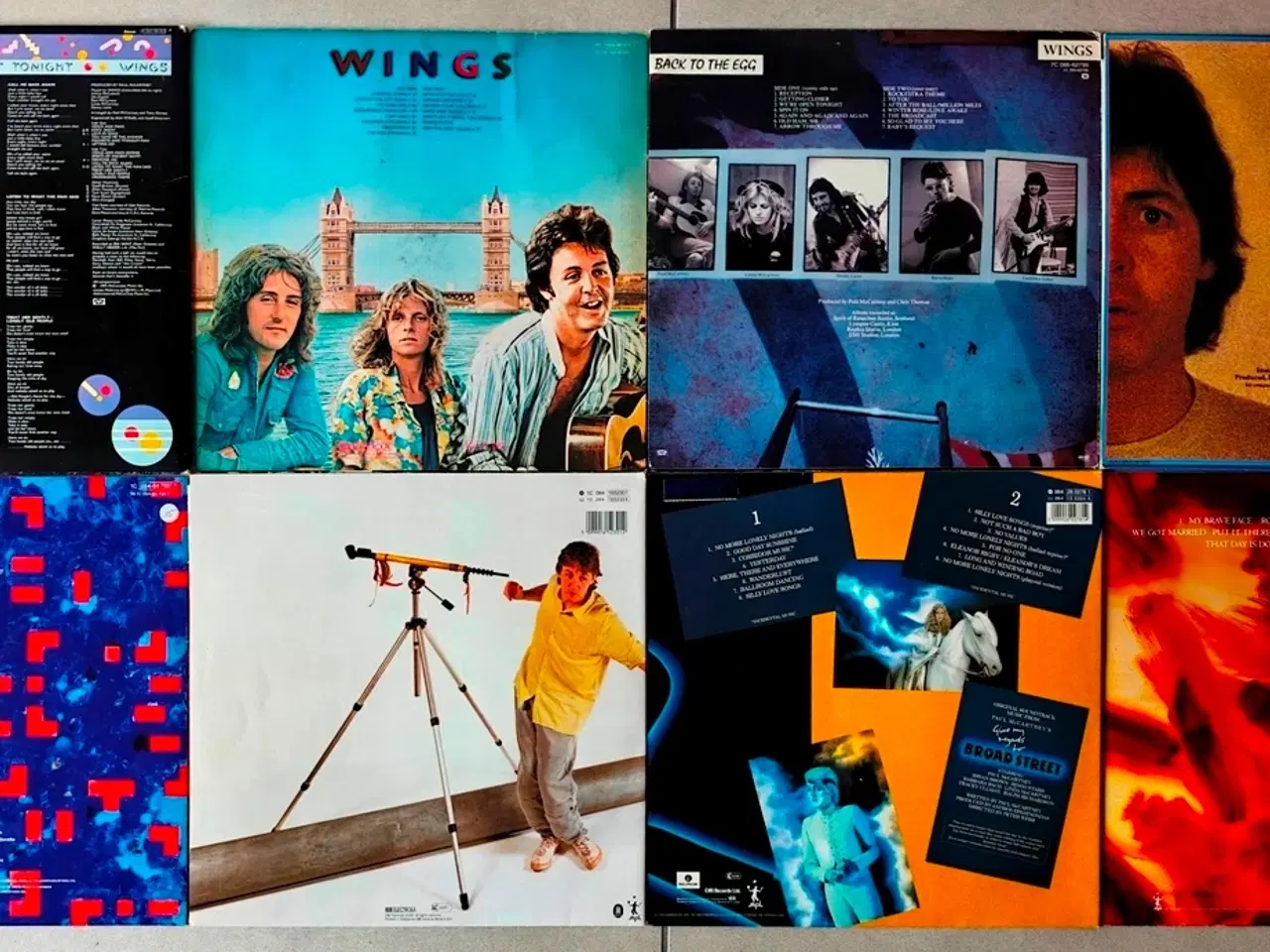 Billede 2 - Paul McCartney & Wings, 8x LP