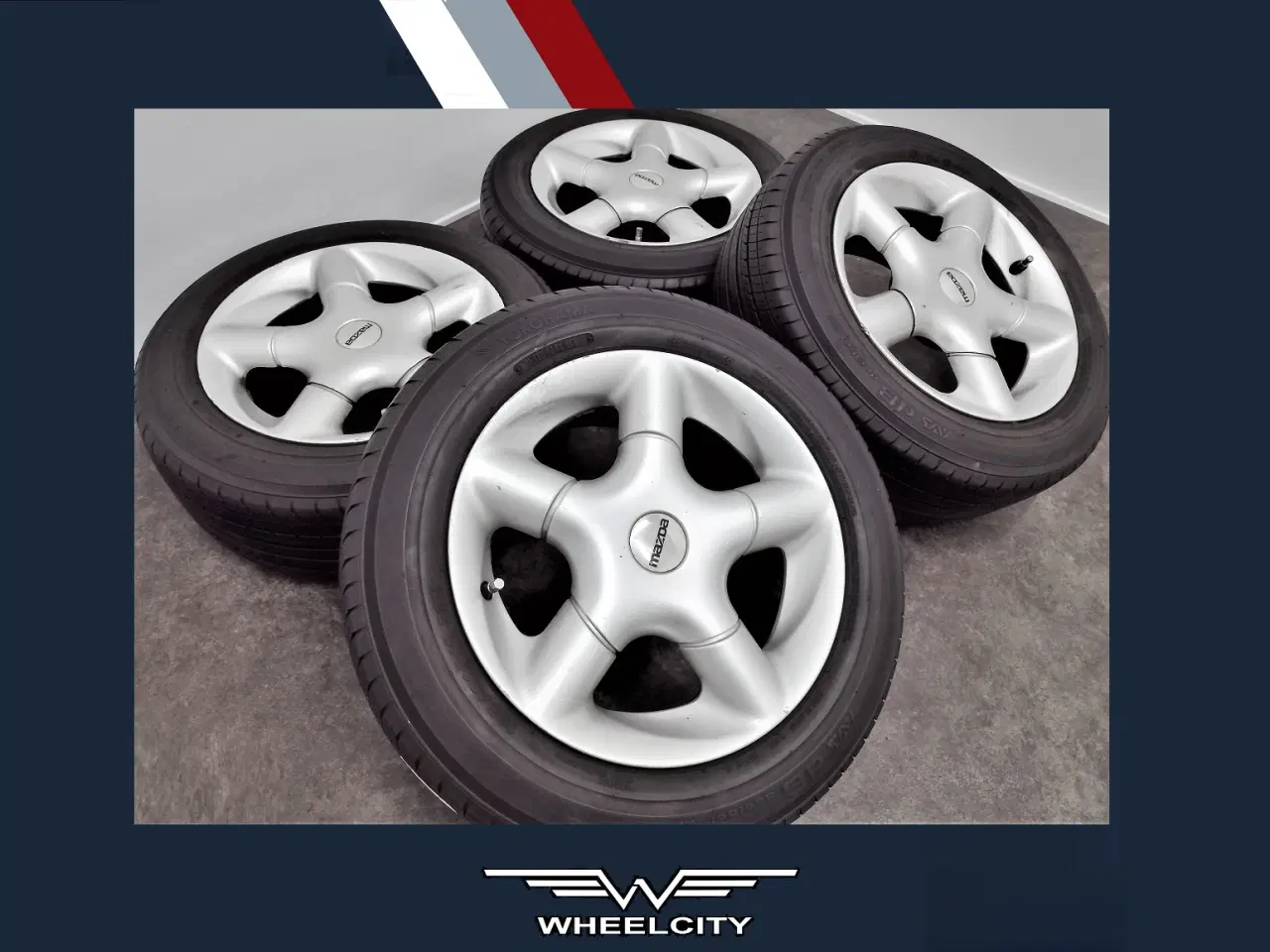 Billede 1 - 5x114,3 15" ET42 Mazda sommersæt